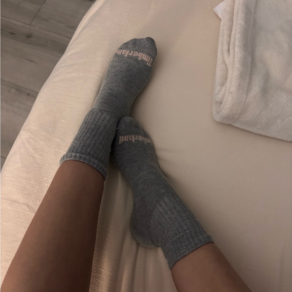 Timberland Heather Gray Casual Socks